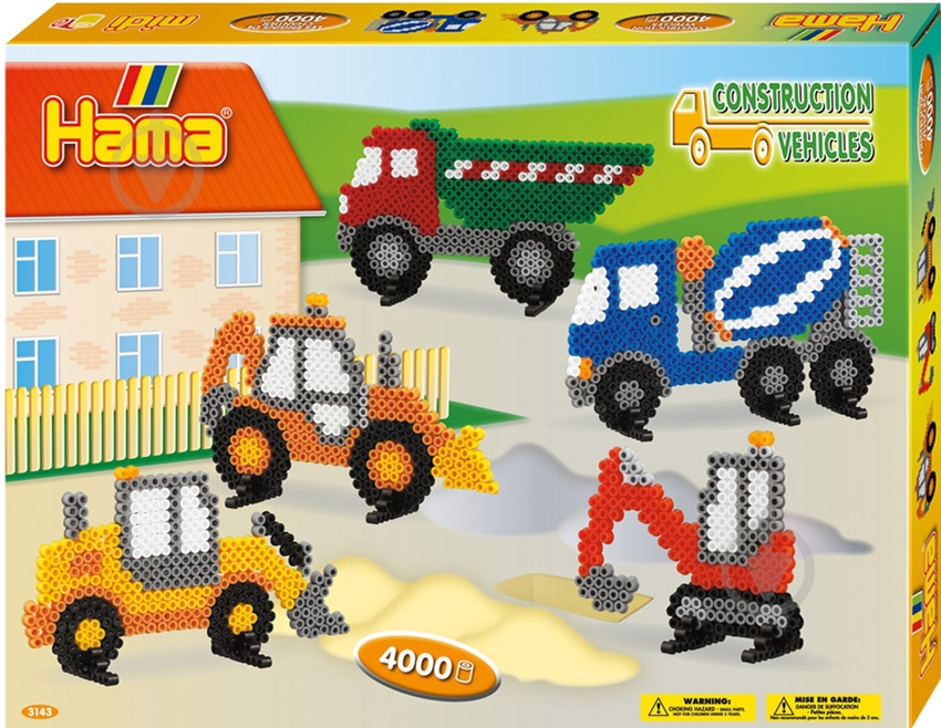Термомозаїка Hama Будівельні машини Midi 3143 - фото 1