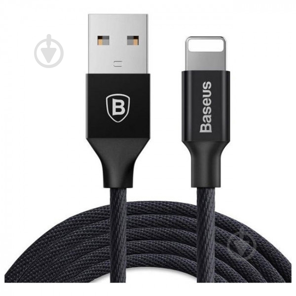 Кабель BASEUS Yiven Cable for Lightning 1,2 м черный (CALYW-01) - фото 1 Кабель BASEUS Yiven Cable for Lightning 1,2 м черный (CALYW-01) - фото 1