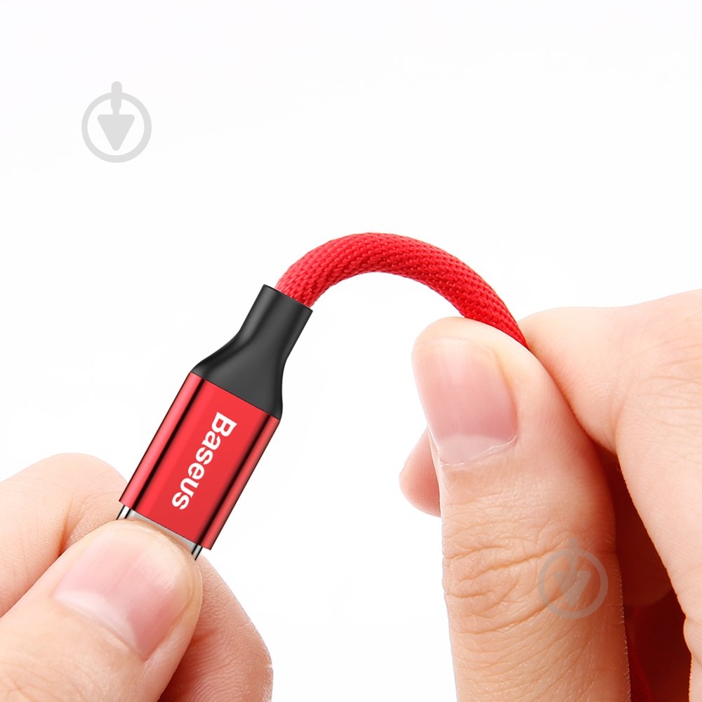Кабель BASEUS Yiven USB – Lightning 1.2 м 1,2 м red (CALYW-09) - фото 3 Кабель BASEUS Yiven USB – Lightning 1.2 м 1,2 м red (CALYW-09) - фото 3