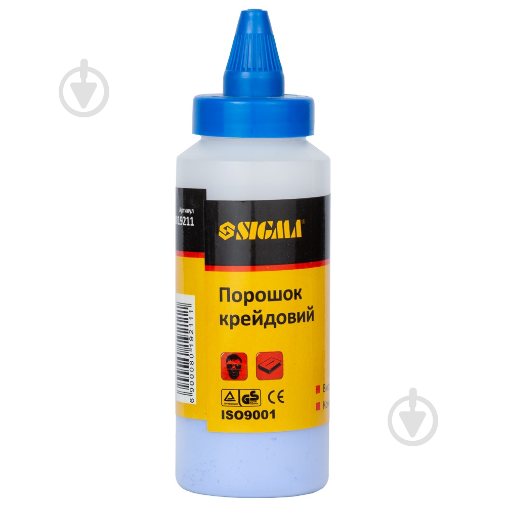 Крейда для розмітки Sigma 8019211 115 г синій - фото 1 Крейда для розмітки Sigma 8019211 115 г синій - фото 1