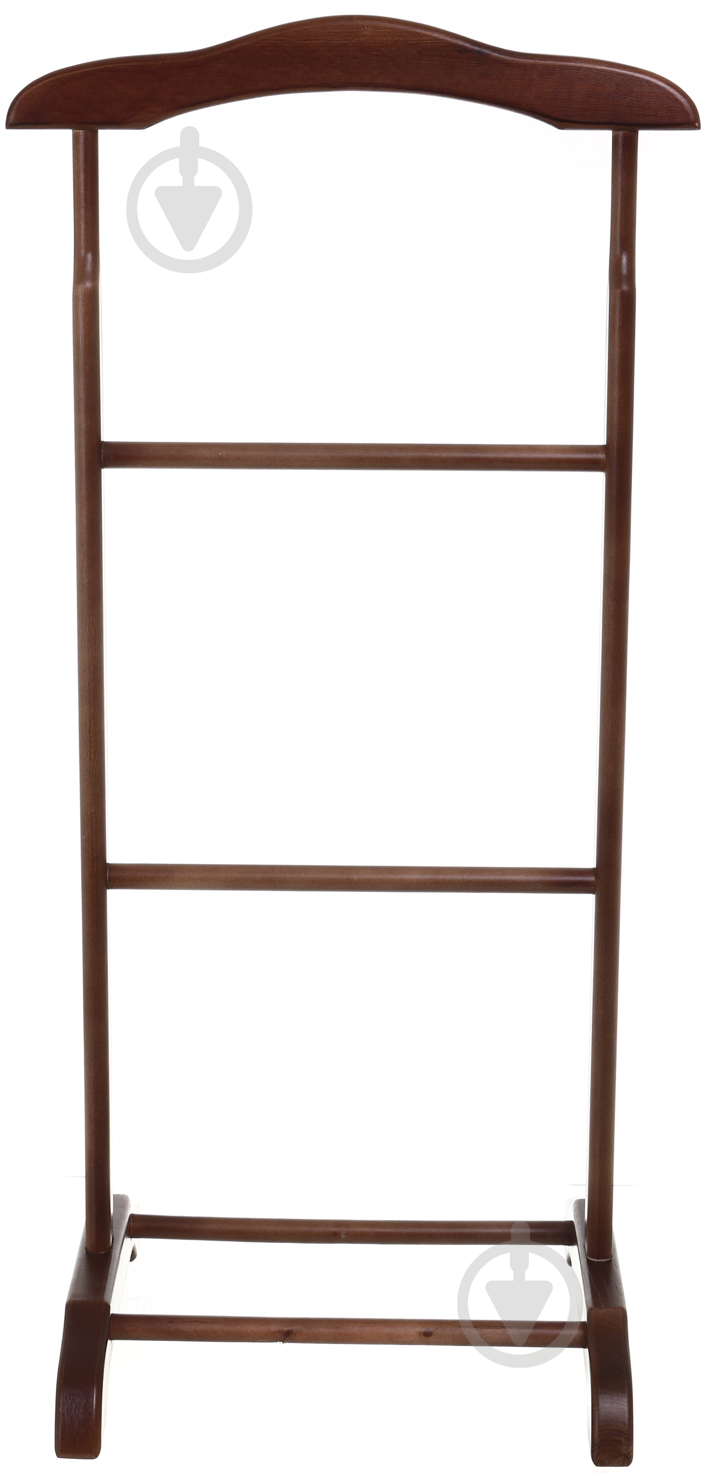 Вішалка для одягу Люкс одинарна горіх - фото 2 Вішалка для одягу Люкс одинарна горіх - фото 2