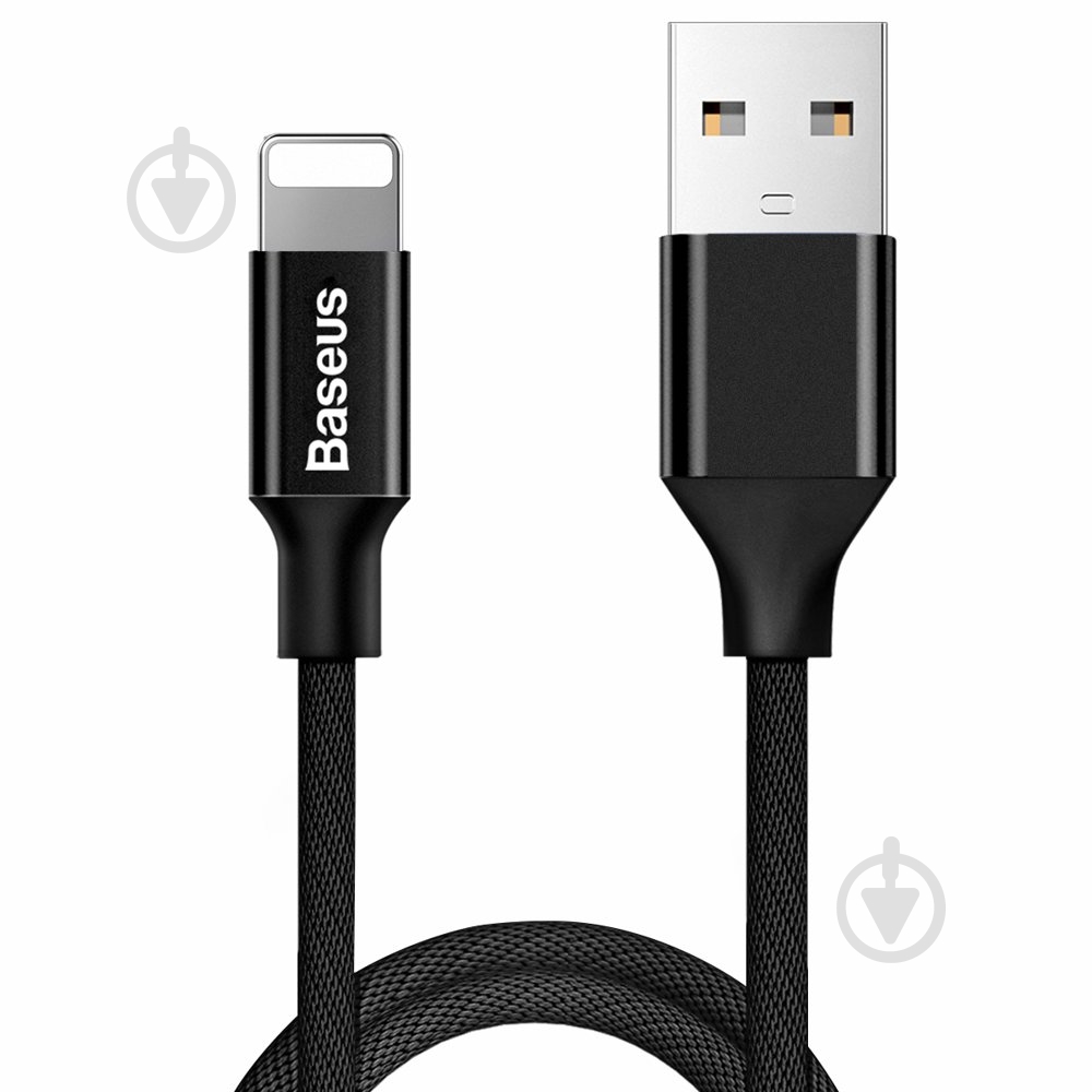 Кабель BASEUS Yiven Lightning Cable 1,8 м черный (CALYW-A01) - фото 1 Кабель BASEUS Yiven Lightning Cable 1,8 м черный (CALYW-A01) - фото 1
