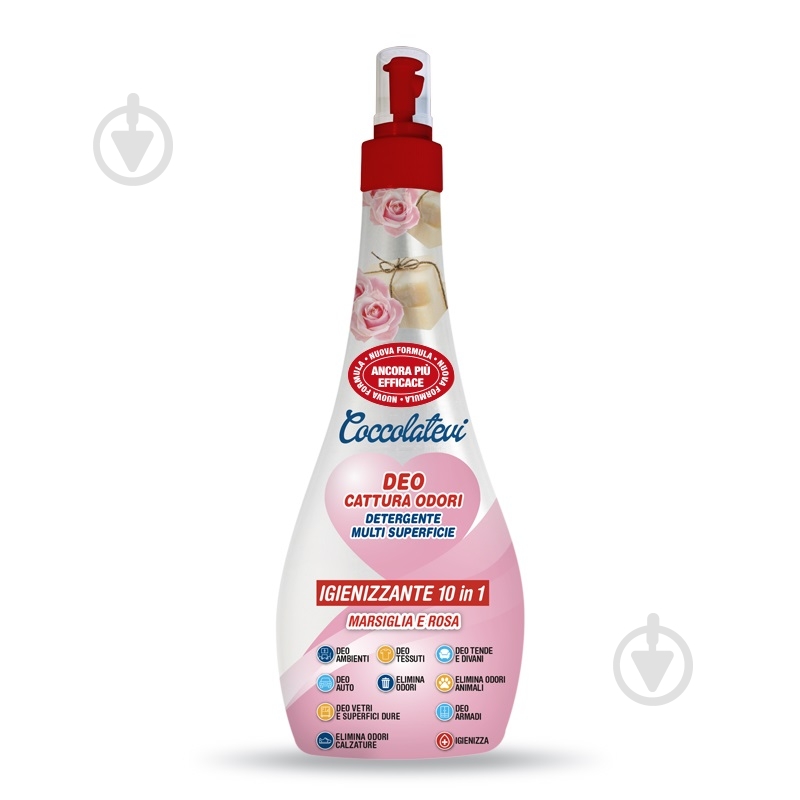 Нейтралізатор запаху Cocolatevi Троянда і марсельське мило 300 мл - фото 1 Нейтралізатор запаху Cocolatevi Троянда і марсельське мило 300 мл - фото 1