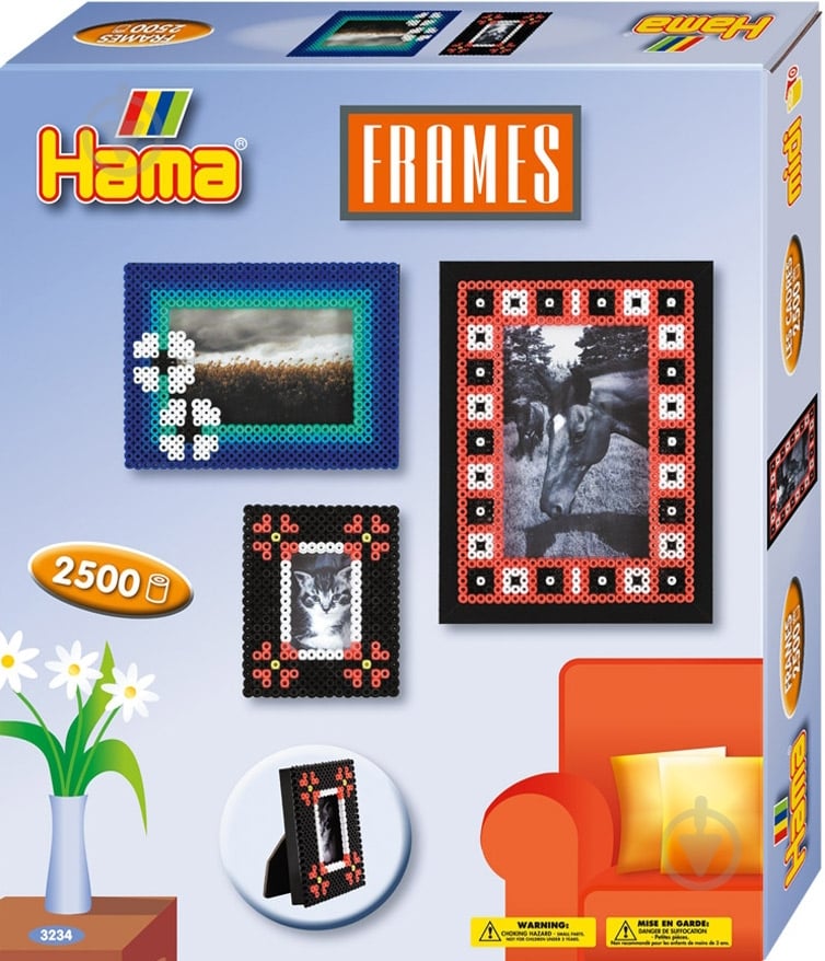 Термомозаика Hama Фоторамки Midi 3234 - фото 1 Термомозаика Hama Фоторамки Midi 3234 - фото 1