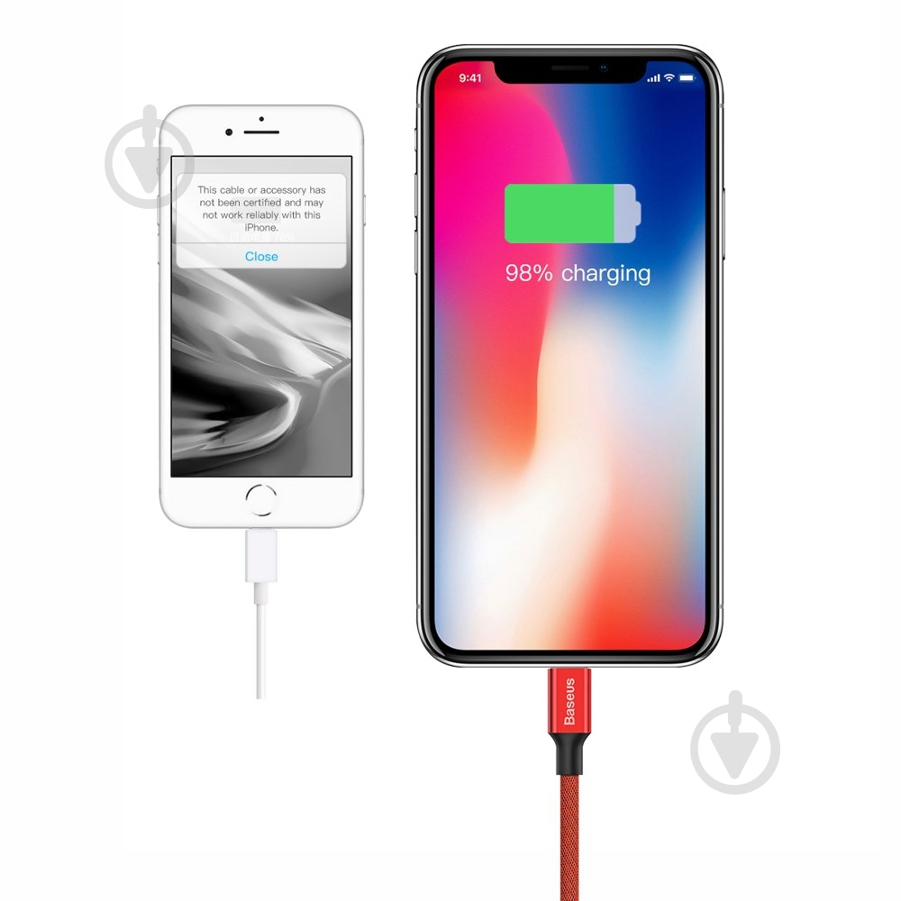 Кабель BASEUS Yiven Cable for IP 1,8 м червоний (CALYW-A09) - фото 4 Кабель BASEUS Yiven Cable for IP 1,8 м червоний (CALYW-A09) - фото 4