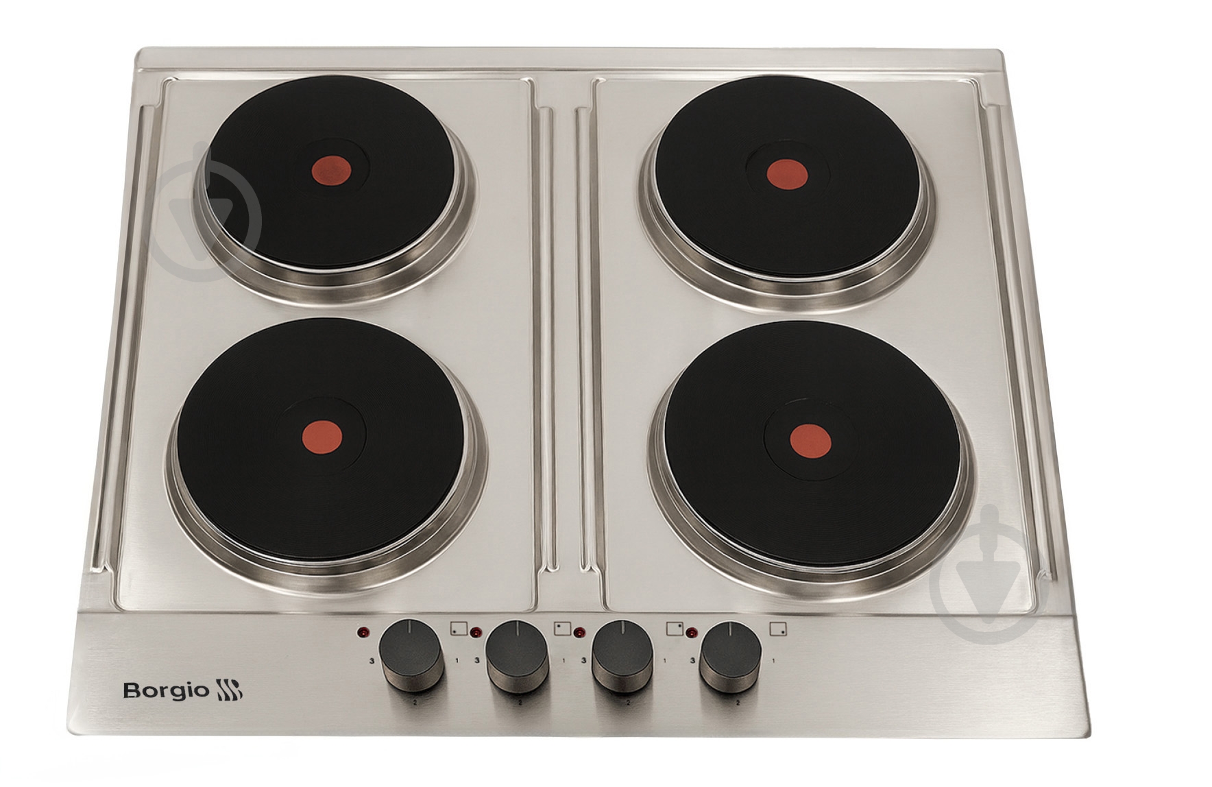 Варильна поверхня електрична Borgio 6850-04R Inox - фото 3