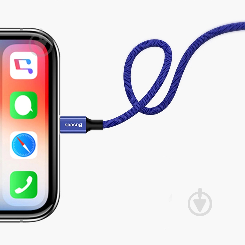 Кабель BASEUS Yiven Cable For iP 1,8 м синий (CALYW-A13) - фото 4