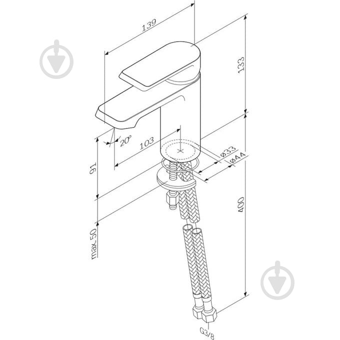 Змішувач для умивальника AM.PM F9H02100 Flash - фото 6 Змішувач для умивальника AM.PM F9H02100 Flash - фото 6