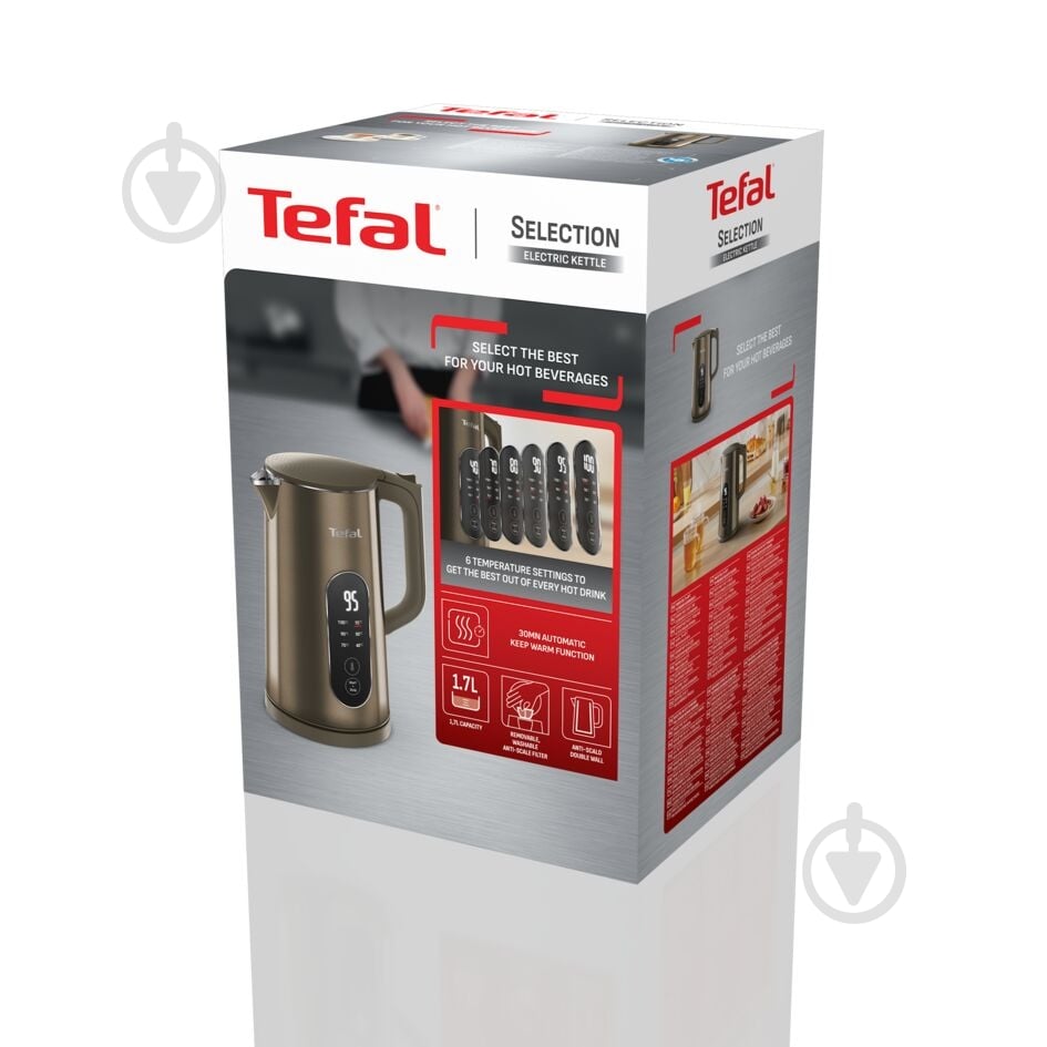 Електрочайник Tefal Selection KI871FE0 - фото 12 Електрочайник Tefal Selection KI871FE0 - фото 12