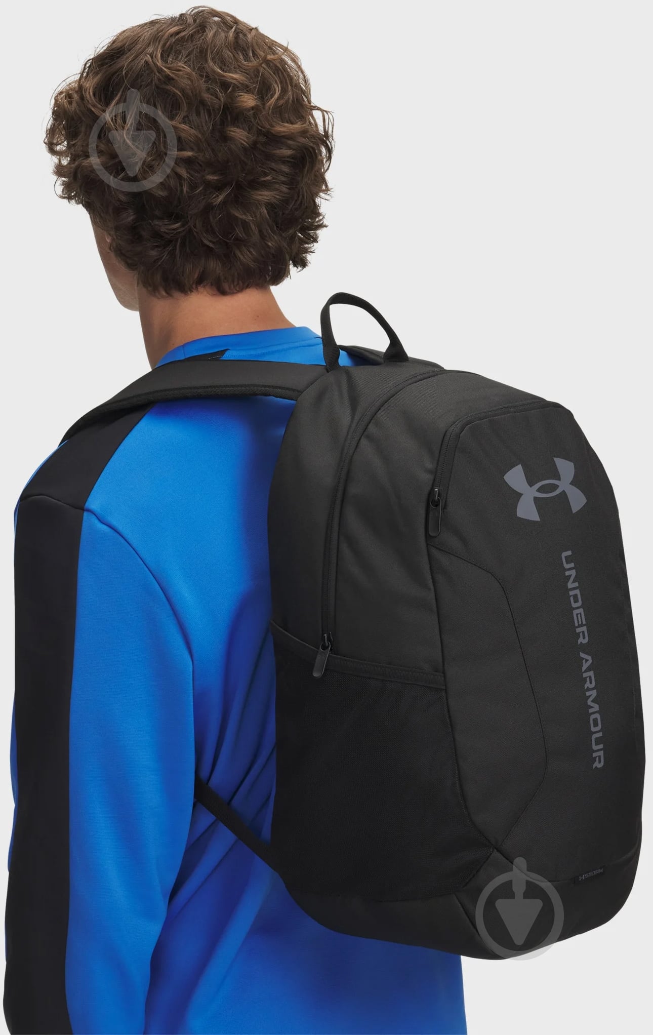 Рюкзак спортивний Under Armour Hustle Lite Backpack 6000399-001 26,5 л чорний - фото 5 Рюкзак спортивний Under Armour Hustle Lite Backpack 6000399-001 26,5 л чорний - фото 5