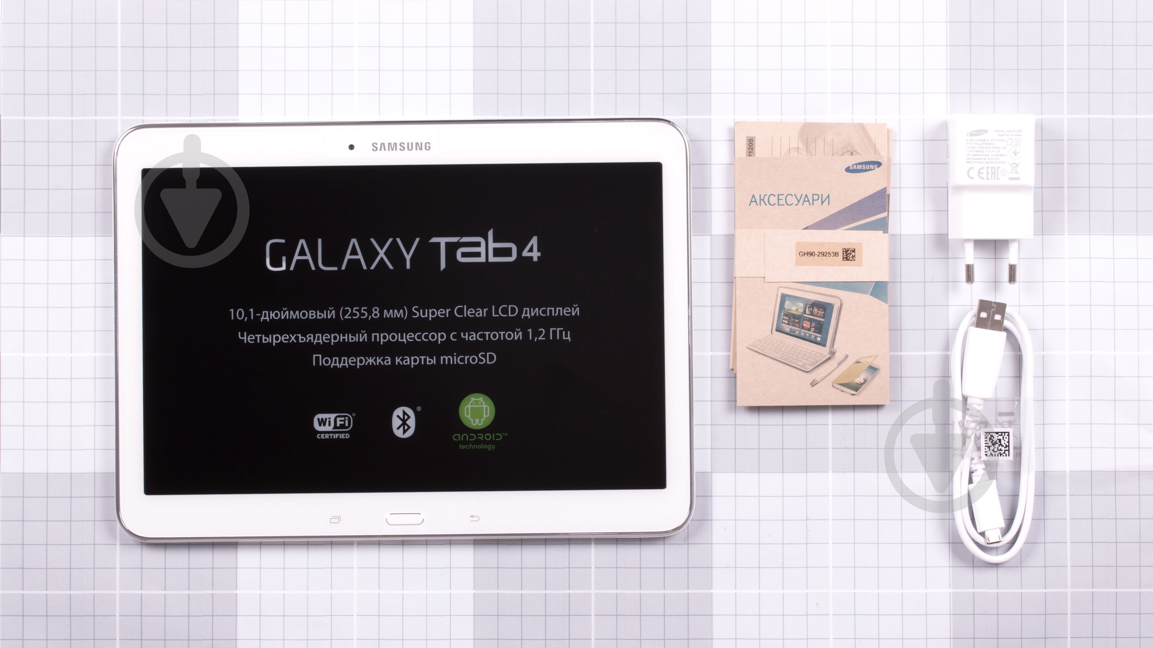 Кросівки Samsung Tab 4 10,1" 1,5/16GB white (SM-T530 ZWA) - фото 8