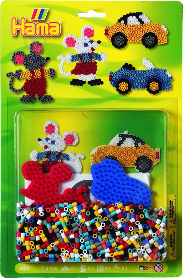 Термомозаика Hama Машинки Midi 4082 - фото 1 Термомозаика Hama Машинки Midi 4082 - фото 1