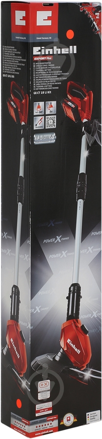 Триммер Einhell X-Change GE-CT 18 Li Kit 3411170 - фото 9