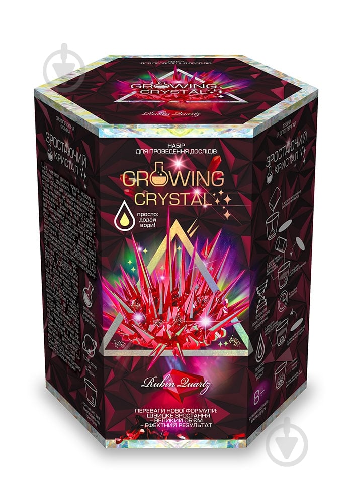 Ігровий набір Danko Toys для проведення дослідів GROWING CRYSTAL укр. (8) в асортименті - фото 5