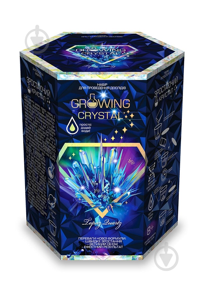 Ігровий набір Danko Toys для проведення дослідів GROWING CRYSTAL укр. (8) в асортименті - фото 3