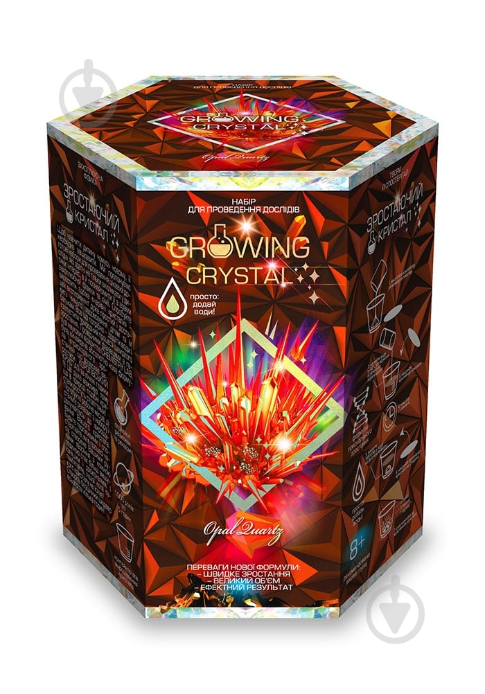 Ігровий набір Danko Toys для проведення дослідів GROWING CRYSTAL укр. (8) в асортименті - фото 2