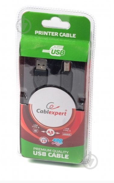 Кабель Cablexpert 4,5 м (CCB-USB2-AMBM-15) USB2.0 A-папа/B-папа - фото 3