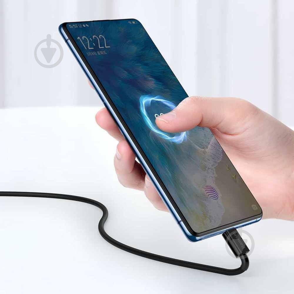 Кабель BASEUS Superior Series Fast Charging Data Cable USB to Micro 2 A 2 м черный (CAMYS-A01) - фото 5