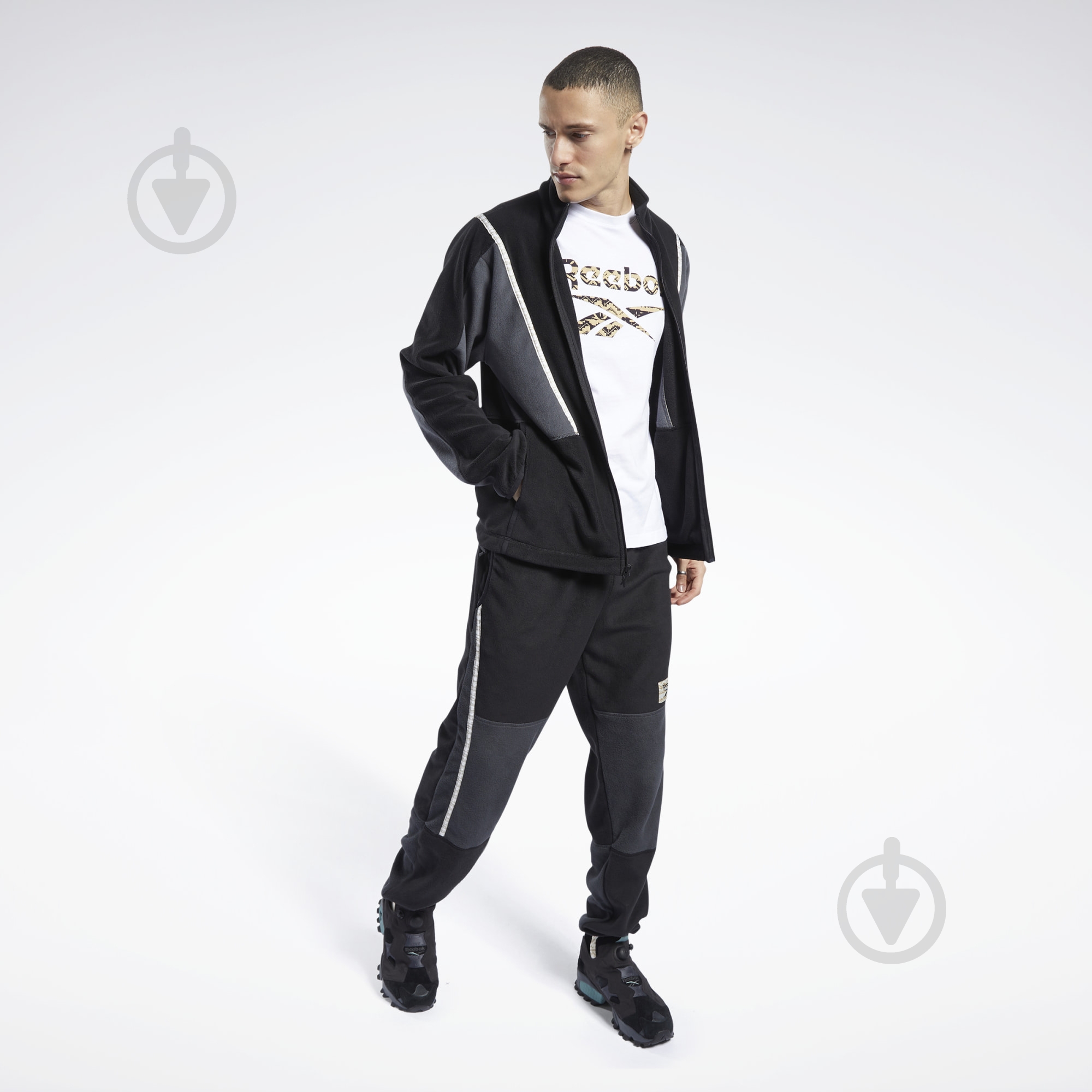 Джемпер Reebok CL GP WE TRACKTOP FT7182 р. M черный - фото 2