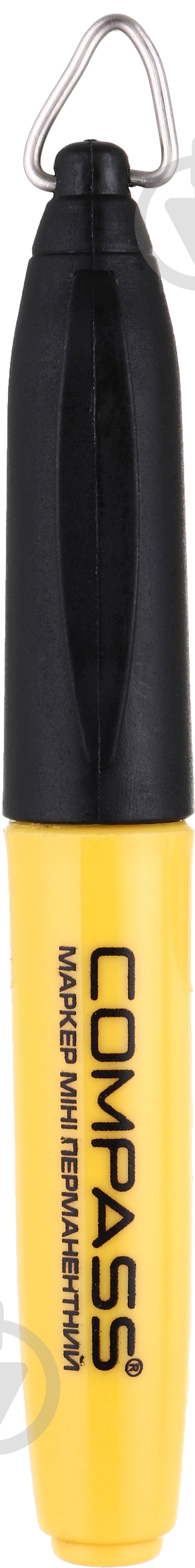 Мини-маркер перманентный черный Compass 1 шт. XT-996 - фото 1