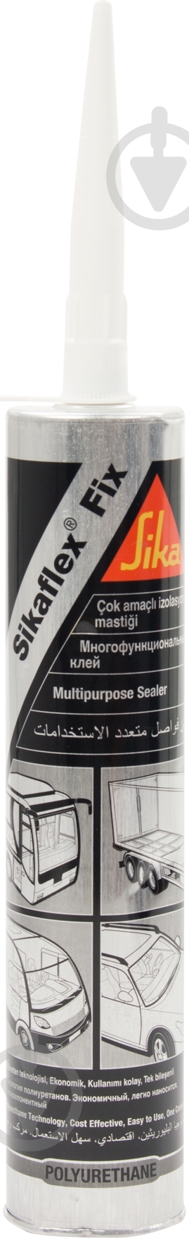 Клей-герметик Sika Sikaflex-Fix однокомпонентный белый 300 мл - фото 2