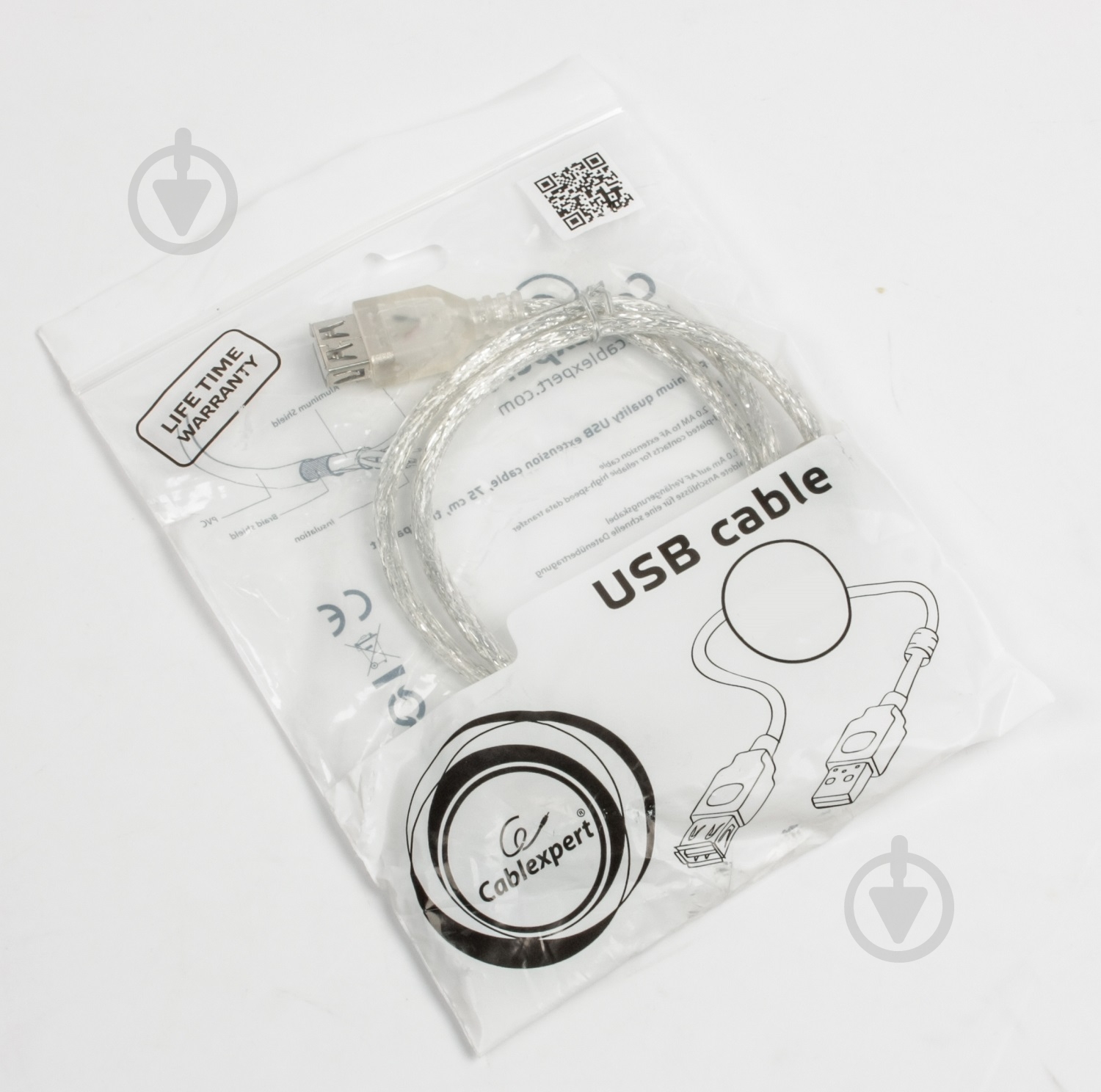 Кабель Cablexpert 3 м белый (CCF-USB2-AMAF-TR-10) - фото 2