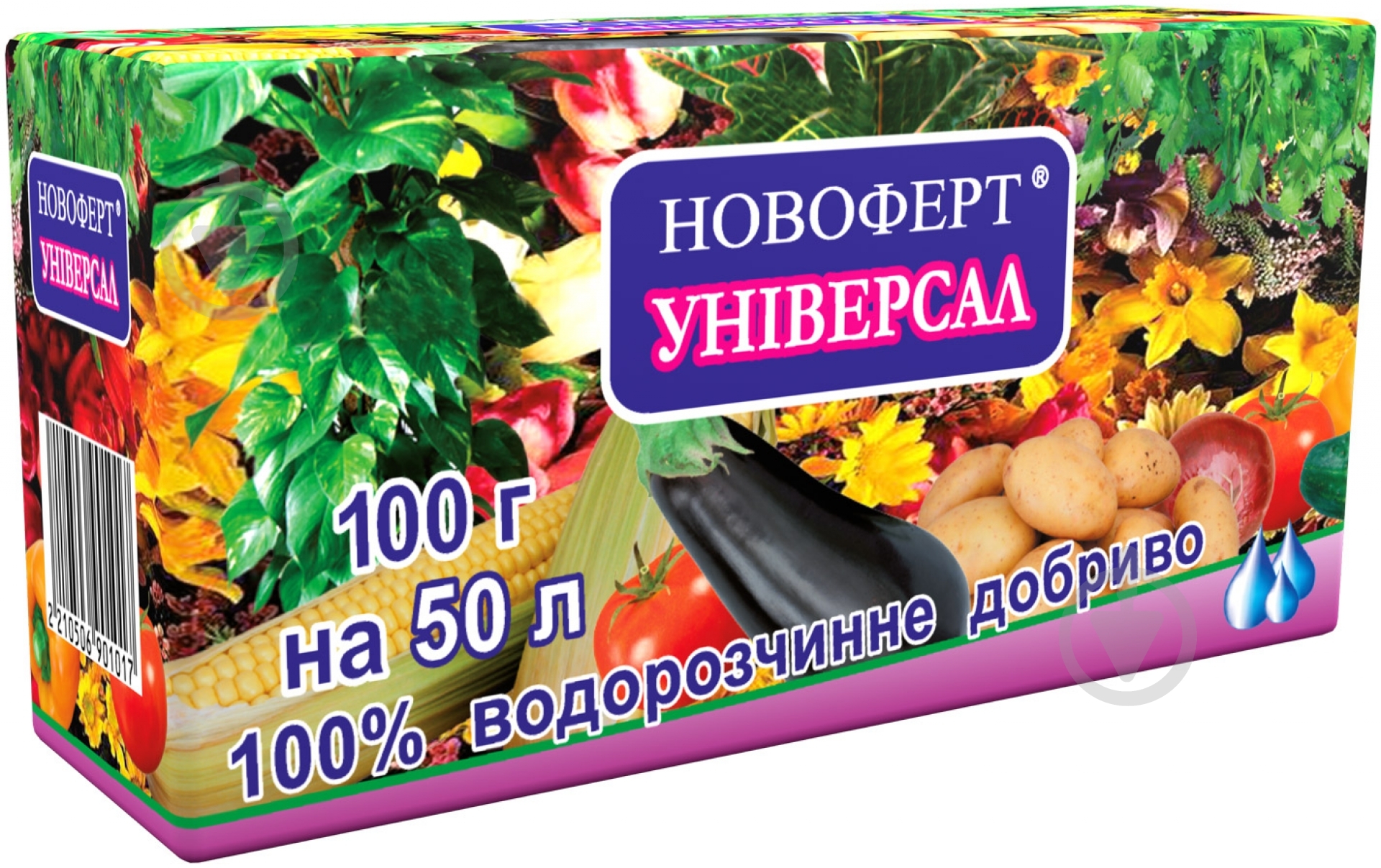Удобрение минеральное НОВОФЕРТ Универсал 100 г - фото 1