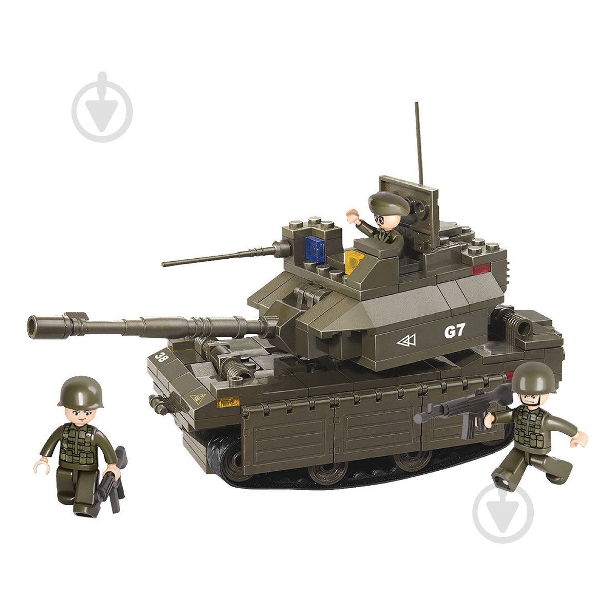 Конструктор Sluban M38-B0287 Армія: Танк - фото 1