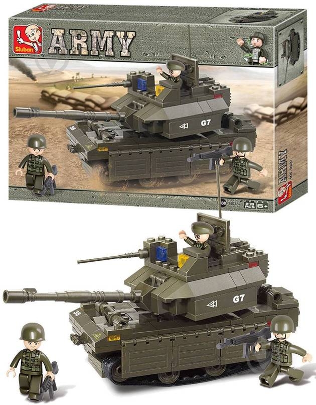 Конструктор Sluban M38-B0287 Армія: Танк - фото 2