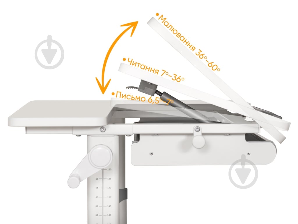 Детский стол Evo-kids TH-310 Lite Grey белый / серый - фото 7