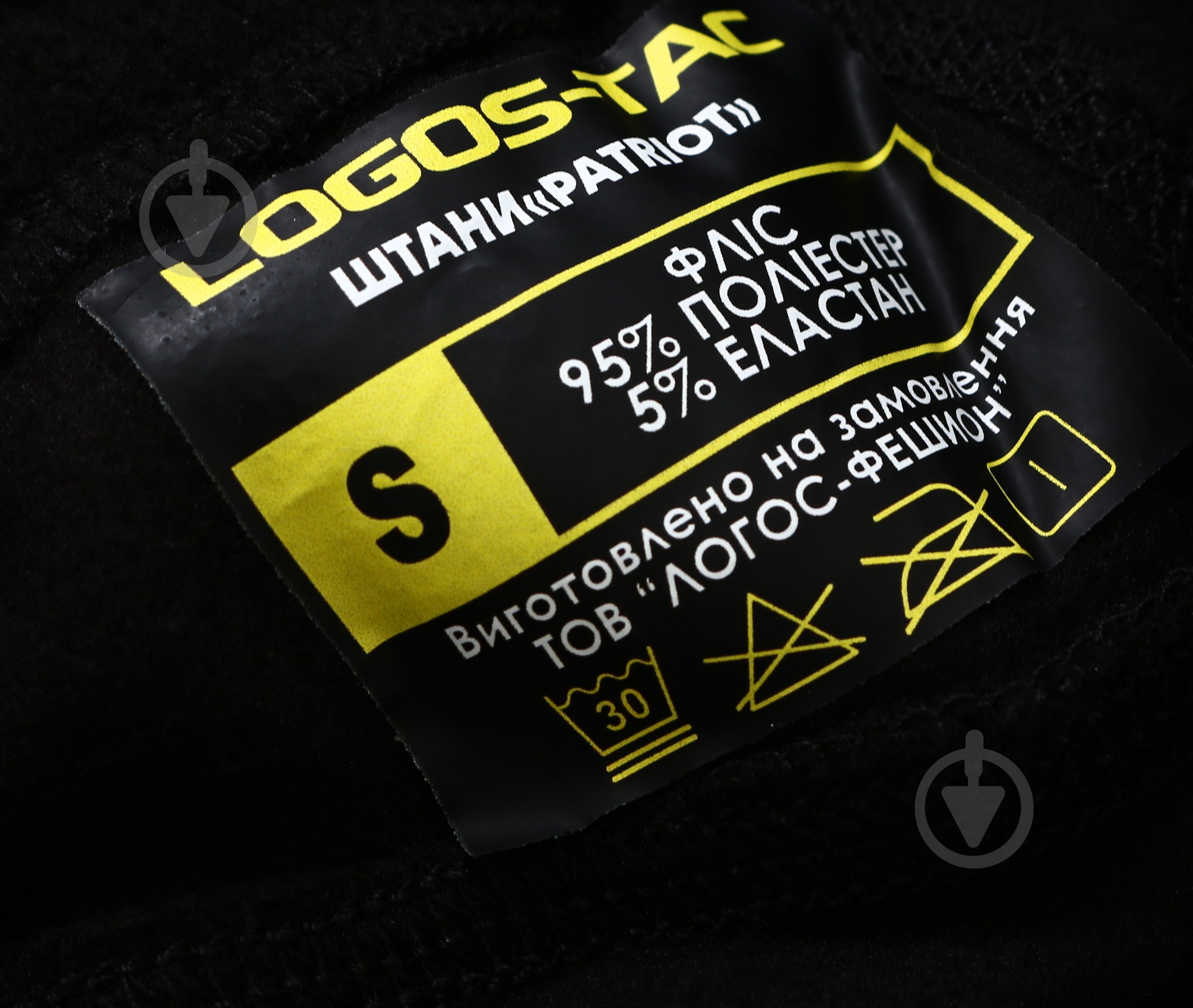 Брюки LOGOS-Tac флисовые "Патриот" р. XL черный (04-10-00-0023) - фото 6