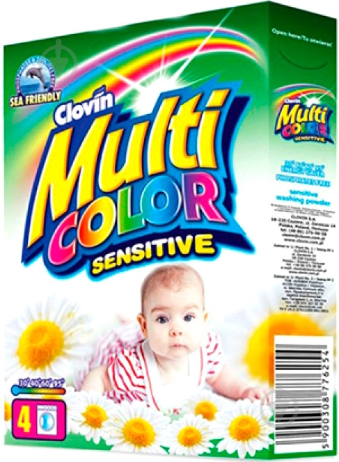 Порошок для машинной и ручной стирки MULTICOLOR Sensitive 0,4 кг - фото 1