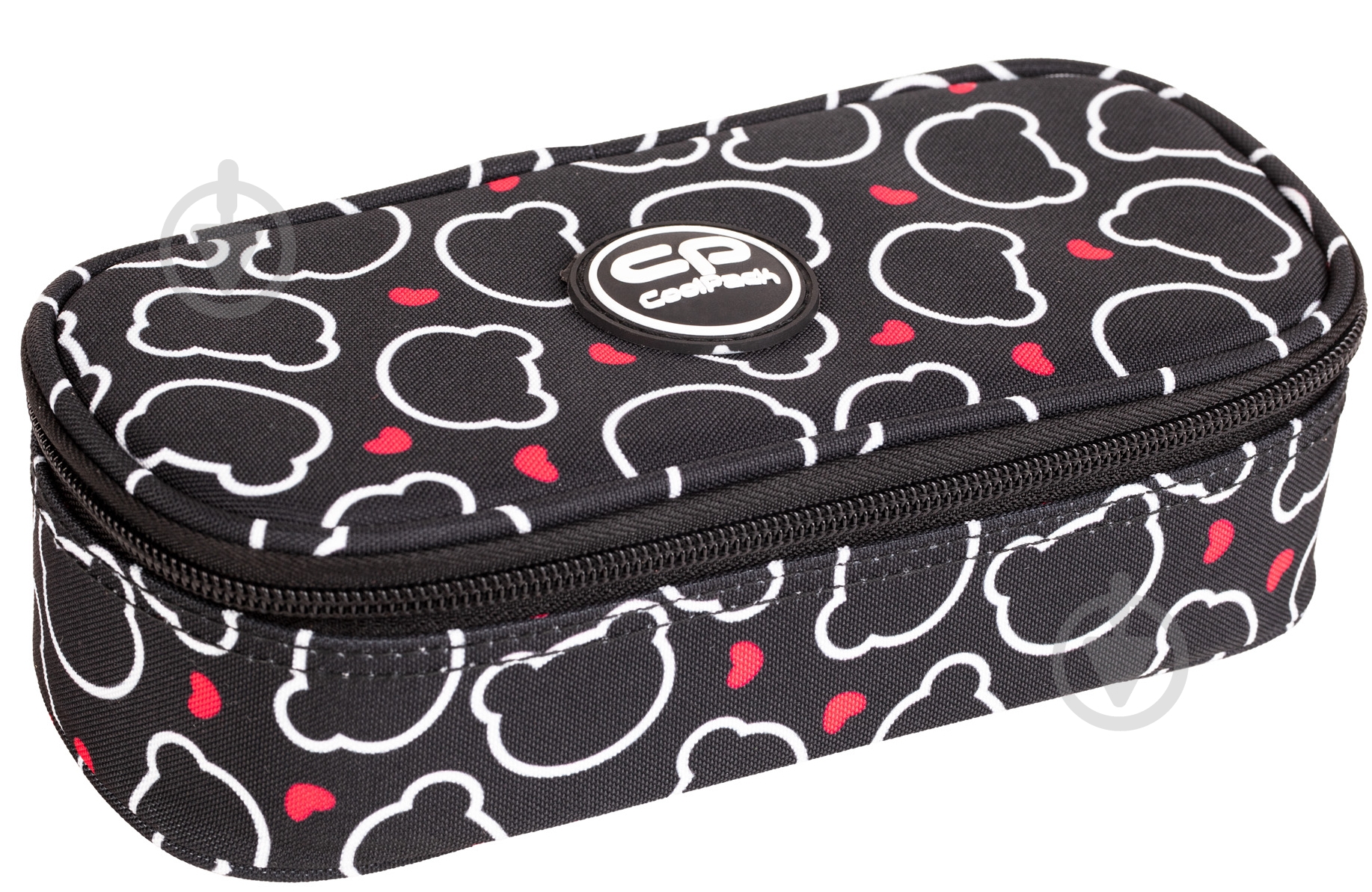 Пенал Campus Bear CoolPack черный с рисунком - фото 1