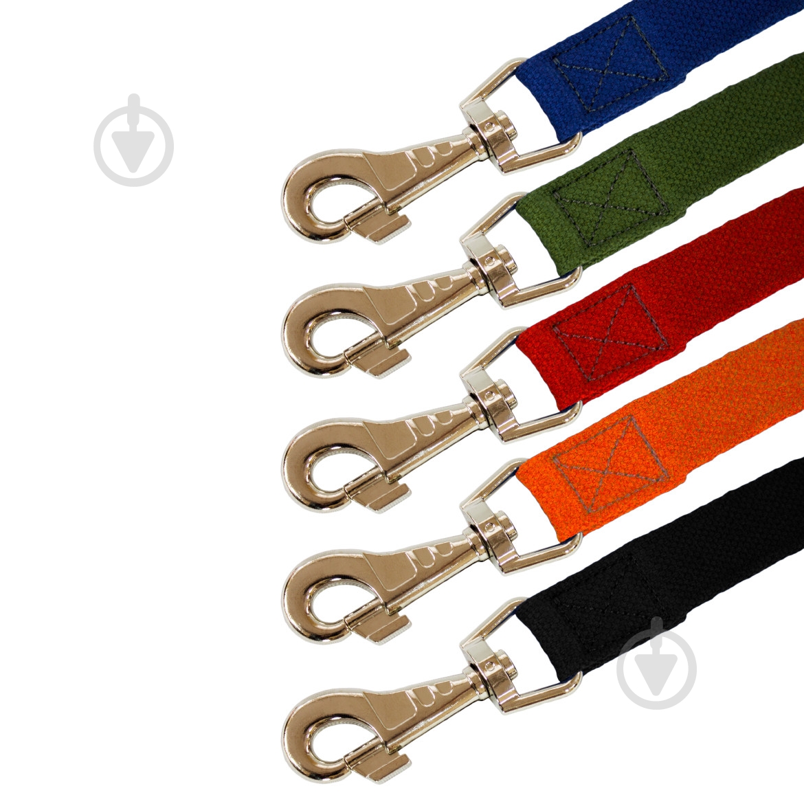 Поводок для собак Lucky Pet шитый брезент 20/200 синий - фото 3 Поводок для собак Lucky Pet шитый брезент 20/200 синий - фото 3