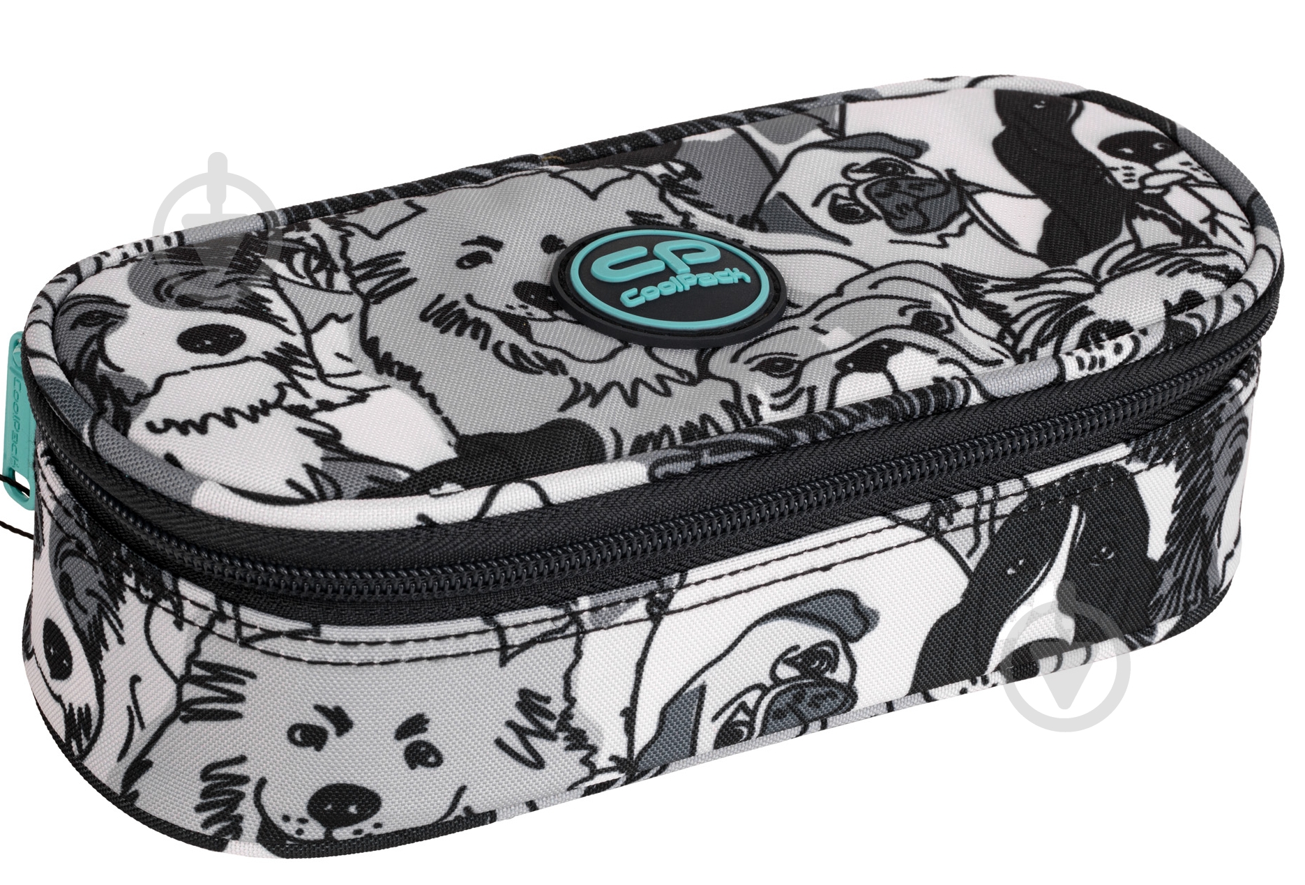 Пенал Campus Dogs Planet CoolPack серый - фото 1