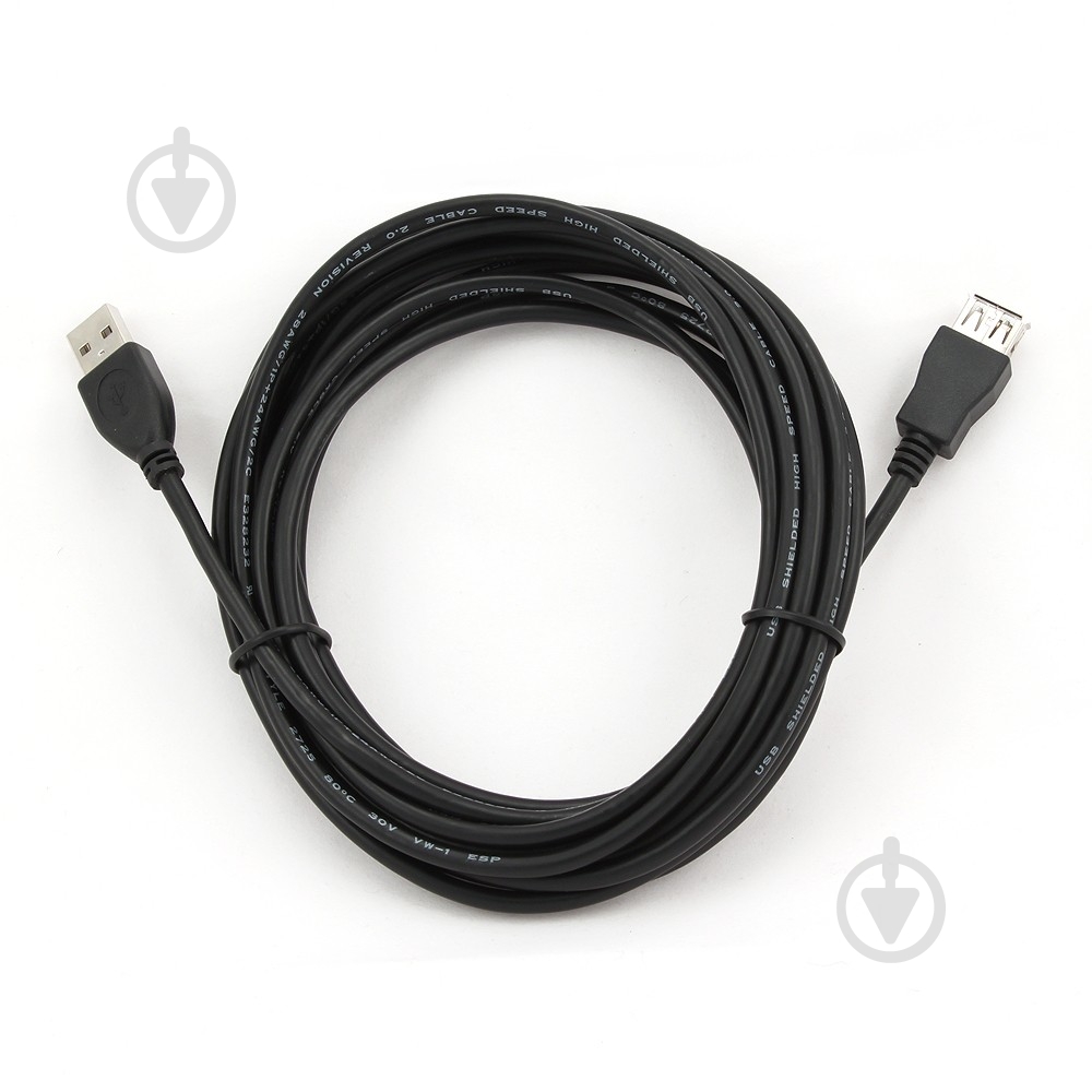 Кабель Cablexpert 4,5 м (CCP-USB2-AMAF-15C) USB 2.0 A-папа/A-мама - фото 3
