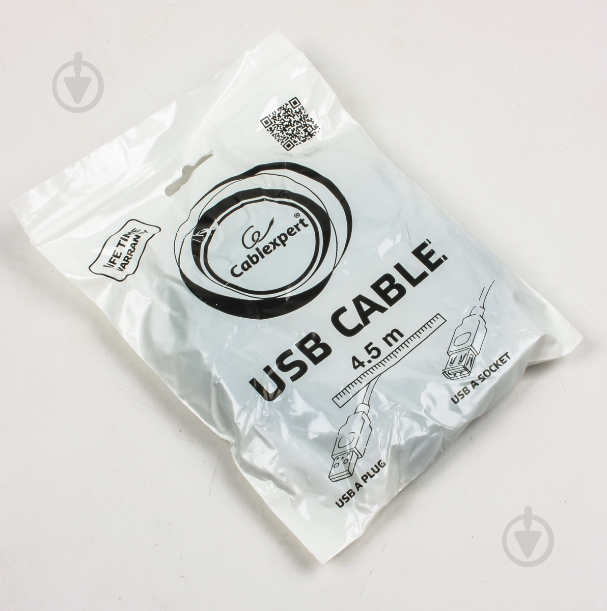 Кабель Cablexpert 4,5 м (CCP-USB2-AMAF-15C) USB 2.0 A-папа/A-мама - фото 4