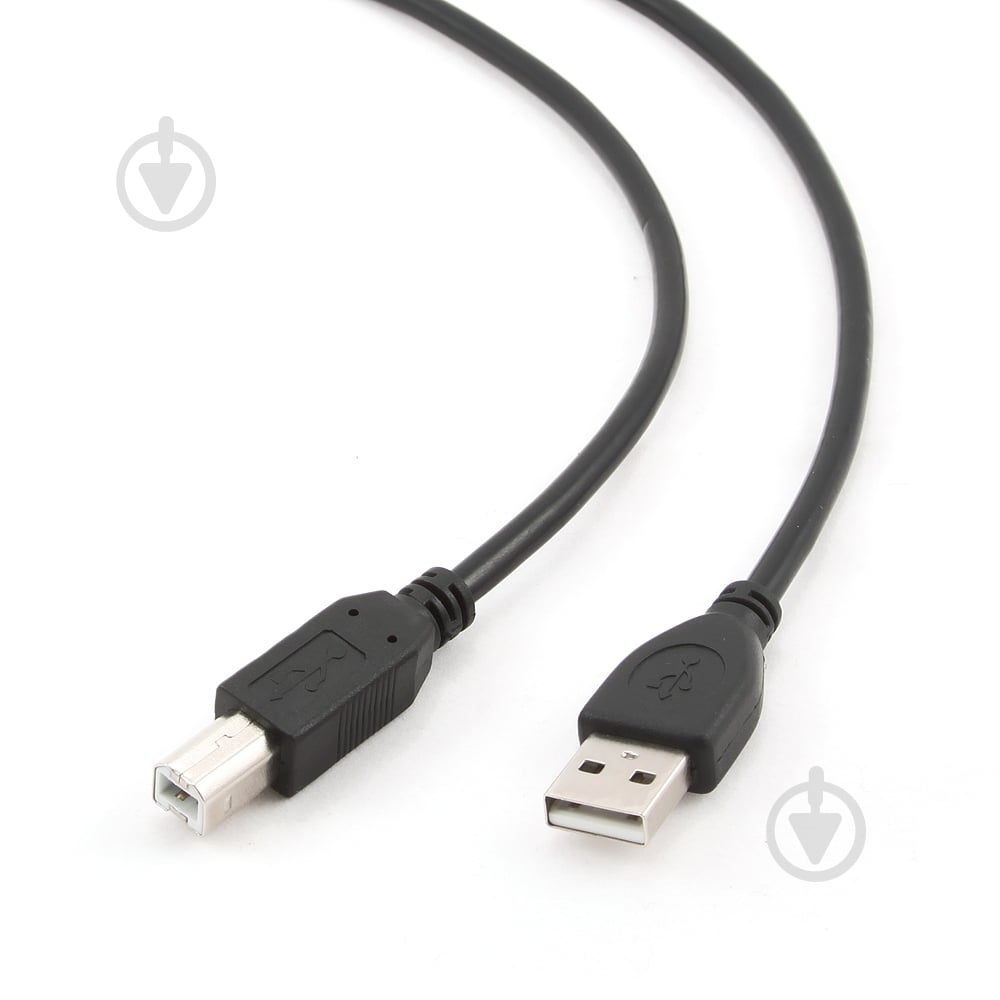 Кабель Cablexpert 1 м черный (CCP-USB2-AMBM-1M) USB 2.0 A-папа/B-папа - фото 2 Кабель Cablexpert 1 м черный (CCP-USB2-AMBM-1M) USB 2.0 A-папа/B-папа - фото 2
