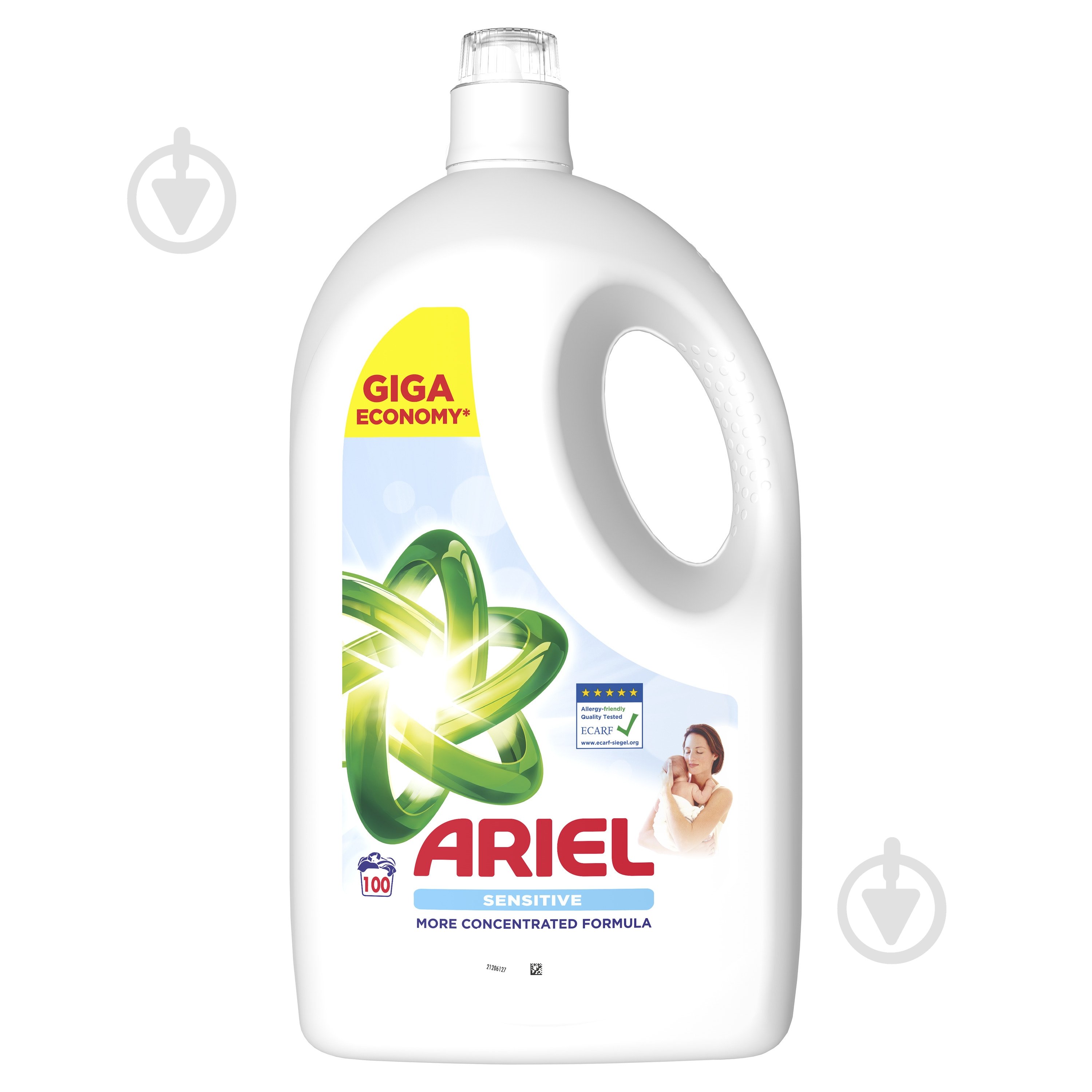 Гель для машинного та ручного прання Ariel Для чутливої шкіри 100 циклів прання 4,5 л - фото 2