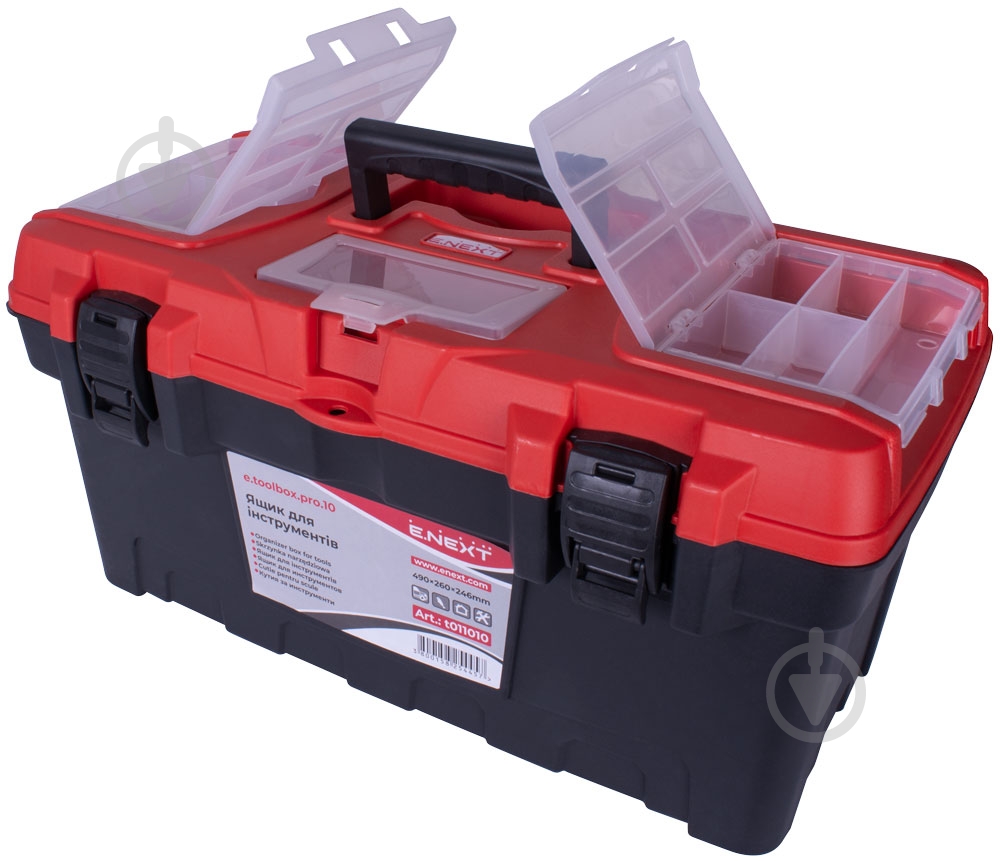 Скриня для інструментів E.NEXT e.toolbox.pro. 19" t011010 - фото 3 Скриня для інструментів E.NEXT e.toolbox.pro. 19" t011010 - фото 3
