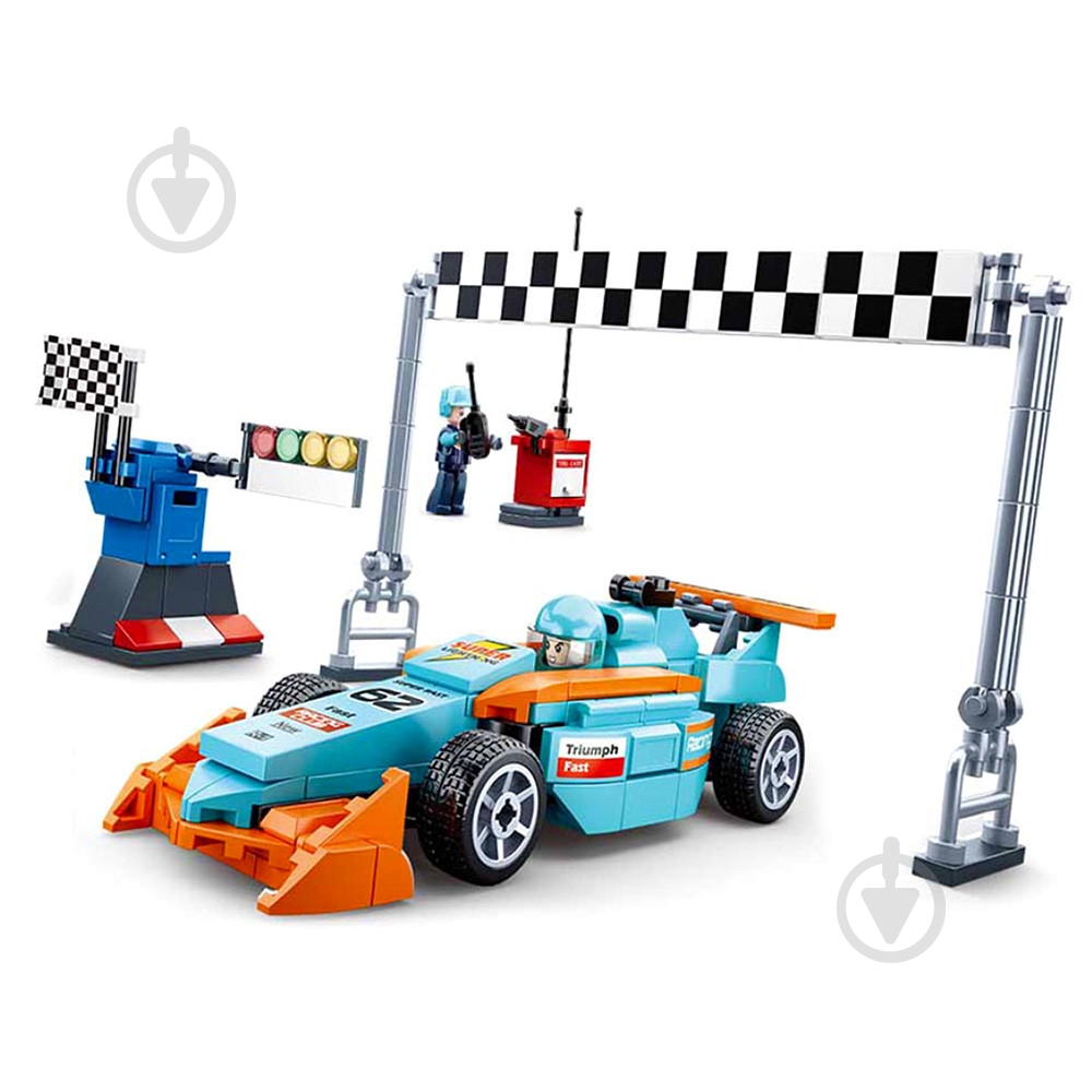 Конструктор Sluban M38-B0762 Racing Team формула-1 болид - фото 2