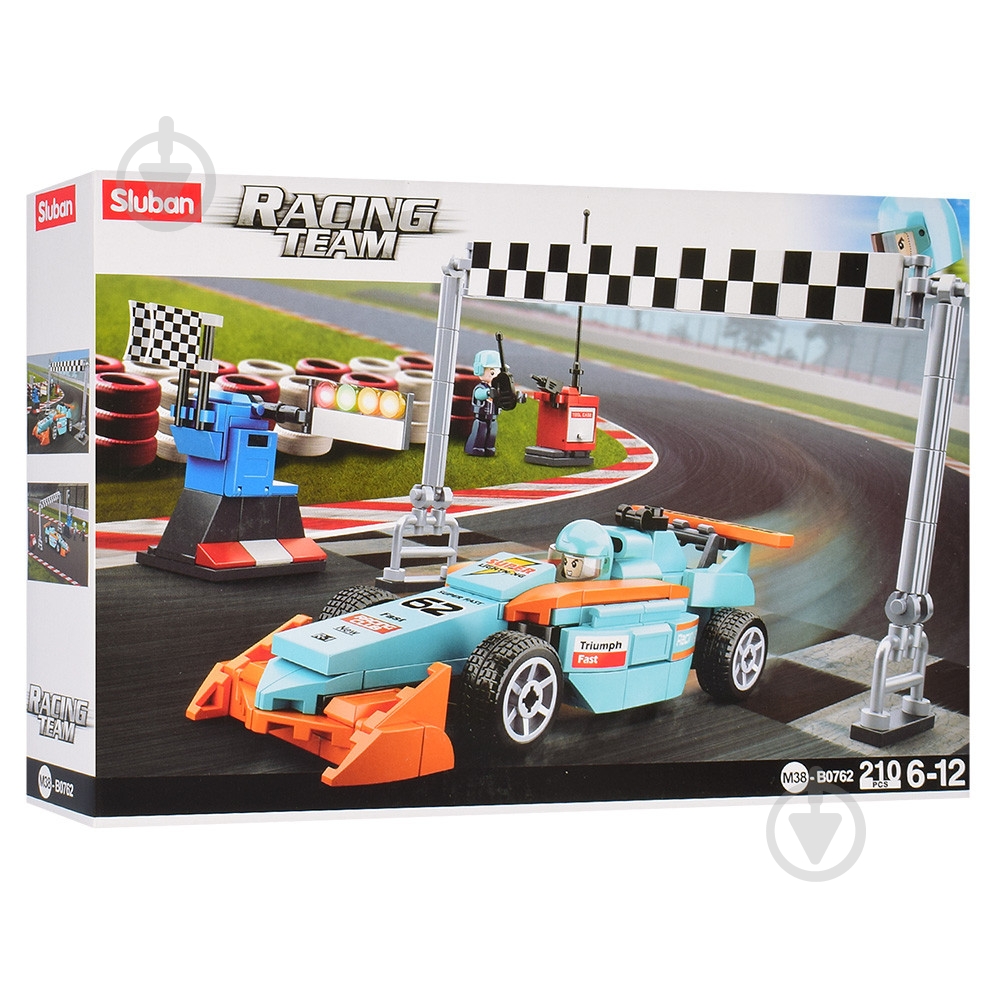 Конструктор Sluban M38-B0762 Racing Team формула-1 болид - фото 3