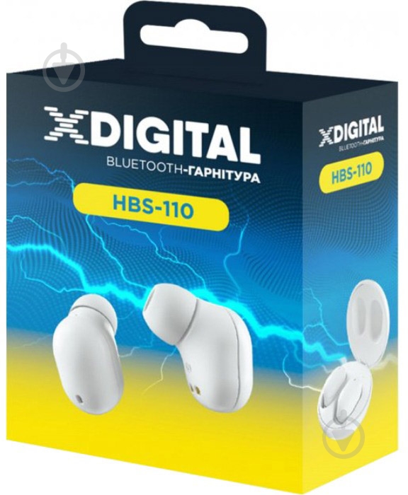 Наушники X-Digital white (HBS-110W) - фото 9