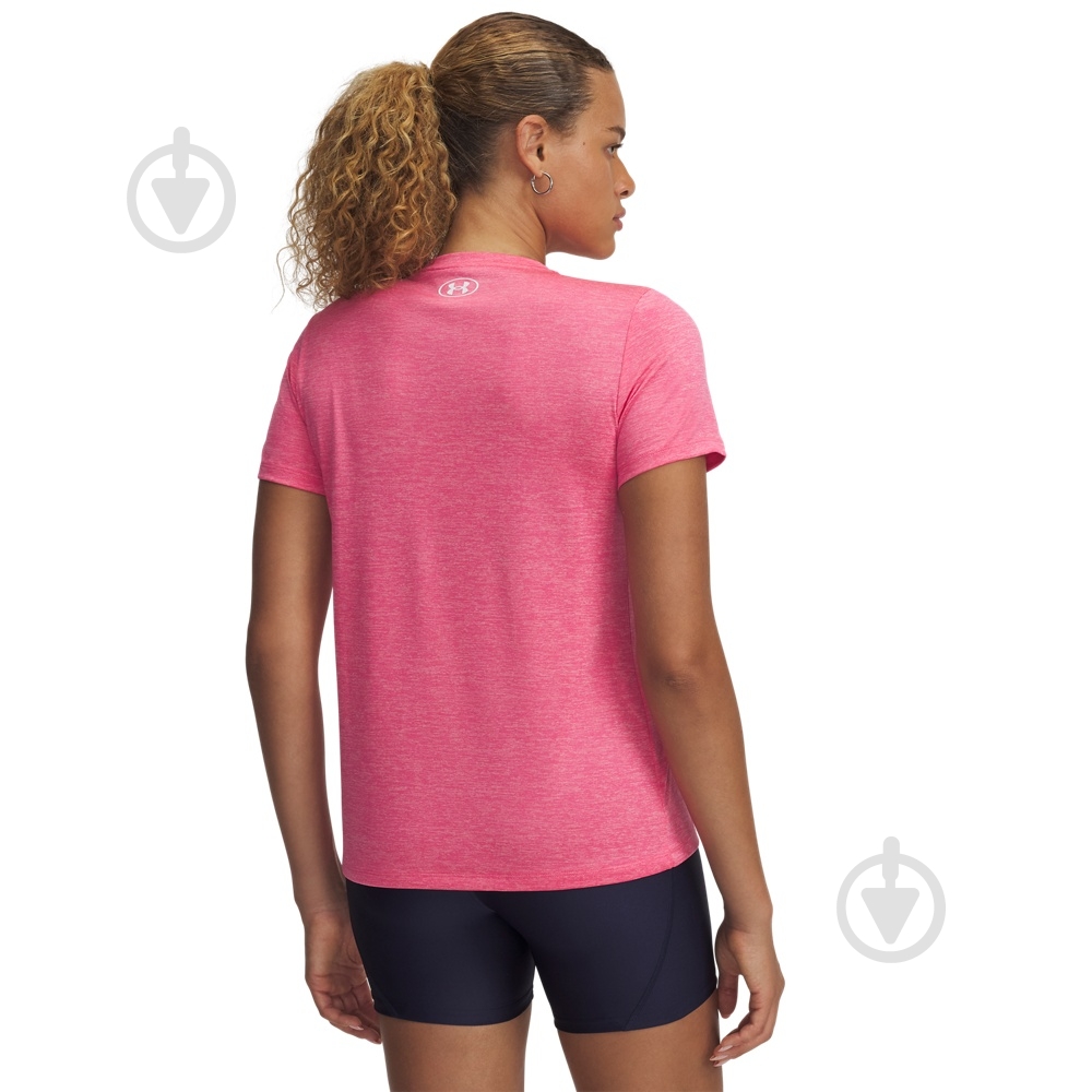 Футболка Under Armour Tech SSC- Twist 1384230-672 р.M розовый - фото 2