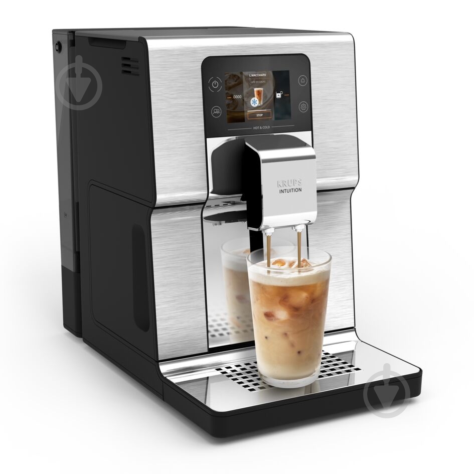 ВИТРИНА! Кофемашина Krups Intuition Experience Hot&Cold EA879EE0 Intuition Hot & Cold EA879EE0 - фото 10 ВИТРИНА! Кофемашина Krups Intuition Experience Hot&Cold EA879EE0 Intuition Hot & Cold EA879EE0 - фото 10