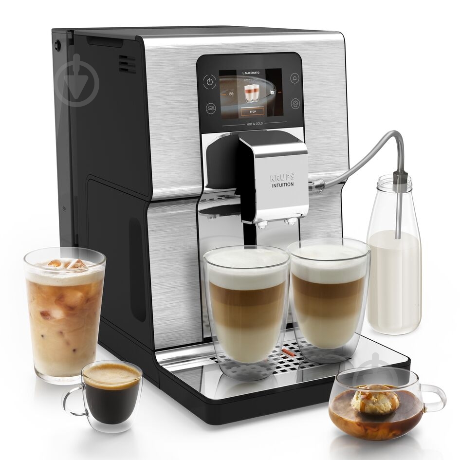 ВИТРИНА! Кофемашина Krups Intuition Experience Hot&Cold EA879EE0 Intuition Hot & Cold EA879EE0 - фото 13 ВИТРИНА! Кофемашина Krups Intuition Experience Hot&Cold EA879EE0 Intuition Hot & Cold EA879EE0 - фото 13