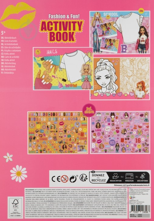 Ігровий набір Besties «Мода та розваги» з наліпками 990201 - фото 2 Ігровий набір Besties «Мода та розваги» з наліпками 990201 - фото 2