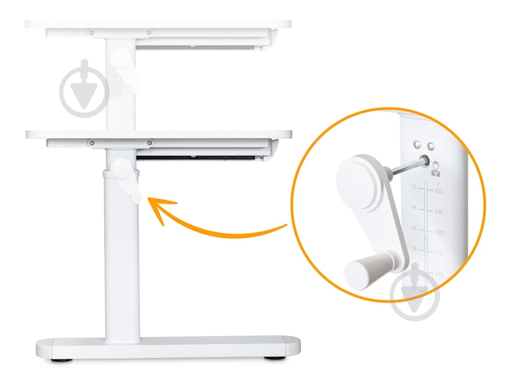 Детский стол Evo-kids TH-215 Lite White белый - фото 5