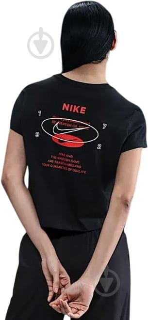 Футболка Nike W NSW TEE Classics+ SPD IH8506-010 р.S чорний - фото 3 Футболка Nike W NSW TEE Classics+ SPD IH8506-010 р.S чорний - фото 3