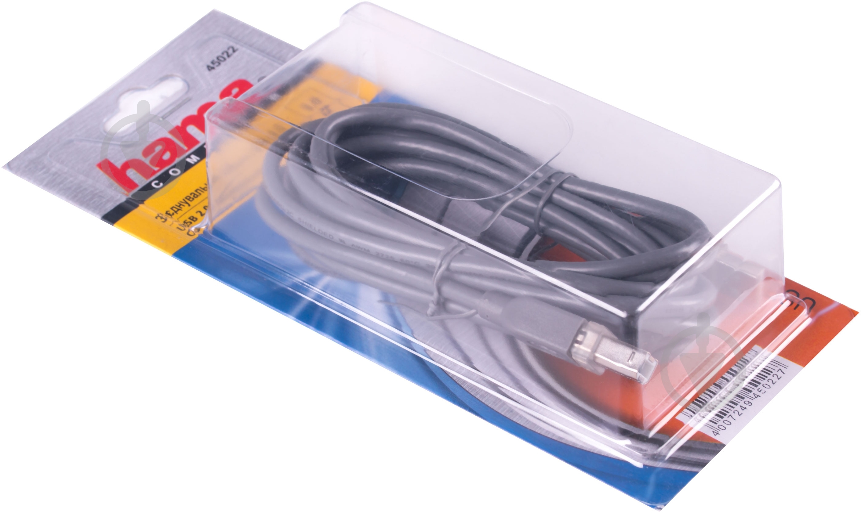 Кабель HAMA USB Bm – USB 3 м черный (45022) - фото 2 Кабель HAMA USB Bm – USB 3 м черный (45022) - фото 2